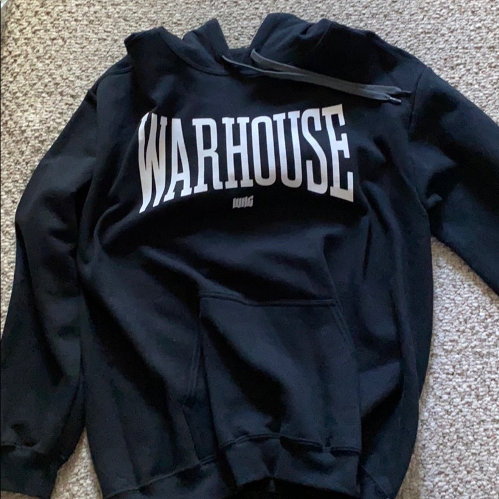 Warhouse gym pull over hoodie
